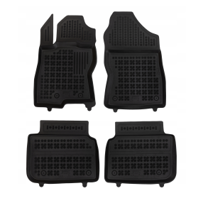 Gummim�tte s�t med kant - Subaru Crosstrek III �rg. 2023->