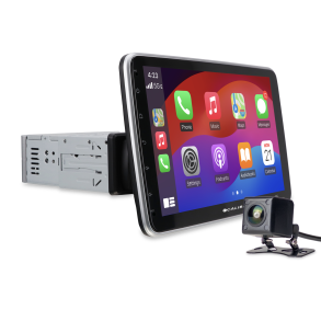 Autoradio 1DIN med 10,1'' sk�rm - Caliber RMD910DAB-CMR med Apple Carplay & justerbar sk�rm - Inkl. bakkamera