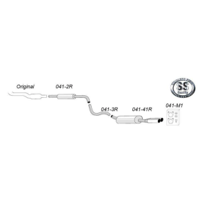 Sportsudst�dning - Simons - VW Golf Variant / VW Bora Sedan �rg. 1998-2006