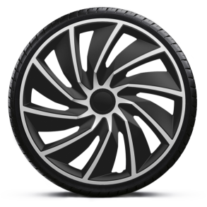 Hjulkapsler 4 stk - Turbo S�lv - Str. 18''