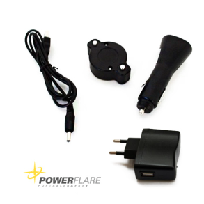 Opladers�t til Powerflare - USB/12V/230V