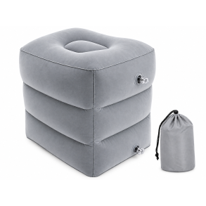 Oppustelig fodst�tte - H�jdejusterbar rejsepude