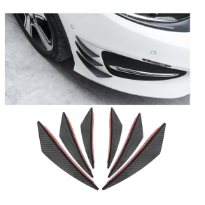 Universal frontbumpers canards - 6 dele - Carbon