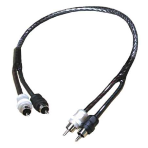 Phonokabel - Zealum - 2 Kanals RCA - Lngde 0,50 Meter