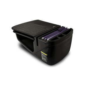 Mobil office med udtrkkelig plade - AutoExec GripMaster Car Desk Black - Mobil kontor
