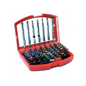 Bitsst 56 dele - Kraftig CrV-stl - Leveres i opbevaringskasse