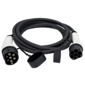 Ladekabel til elbil - Type-2 32A 3-faset 22kW - Lngde 7 meter