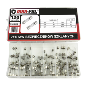 Glassikringer sortiment 120 stk. - 5-30A