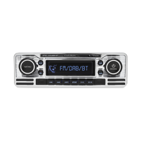 Autoradio 1DIN Retro Design s�lv - Caliber RMD120DAB Retro - DAB+ & Bluetooth