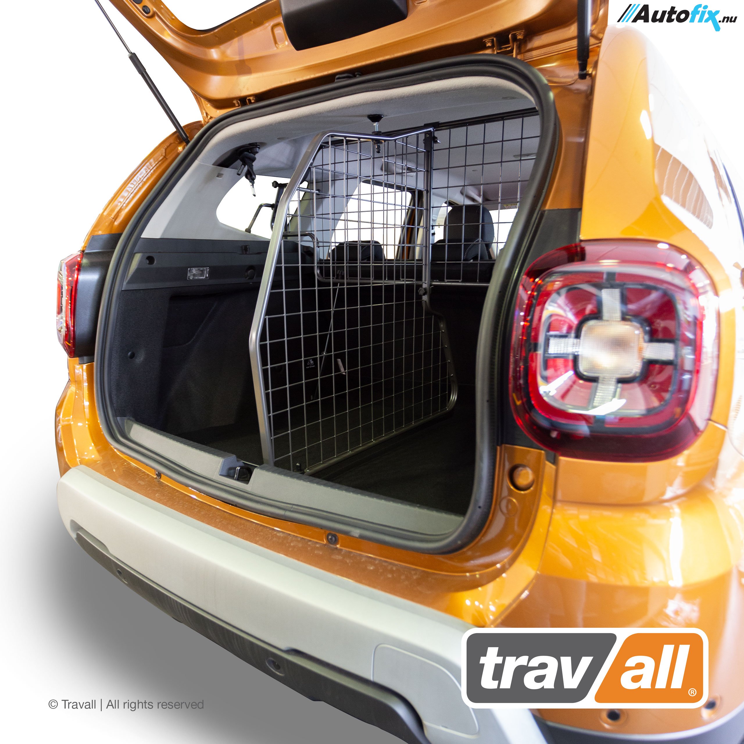 Opdeler til hundegitter Travall Divider Dacia Duster Årg 2018 Renault Hundegitter