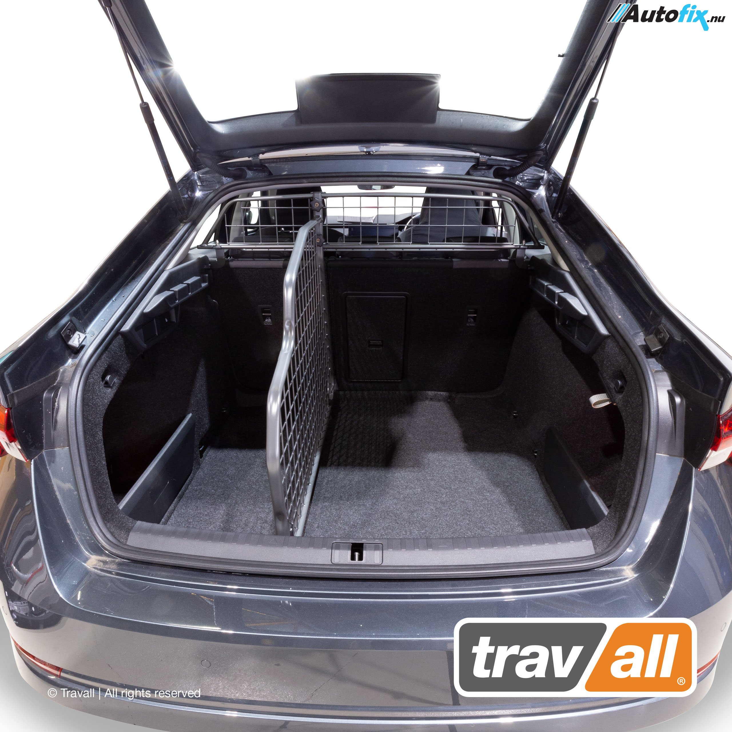 Travall Hundegitter Für Skoda Octavia Estate 2012-2020 - Hochbelastbare Trenngitter Kofferraum