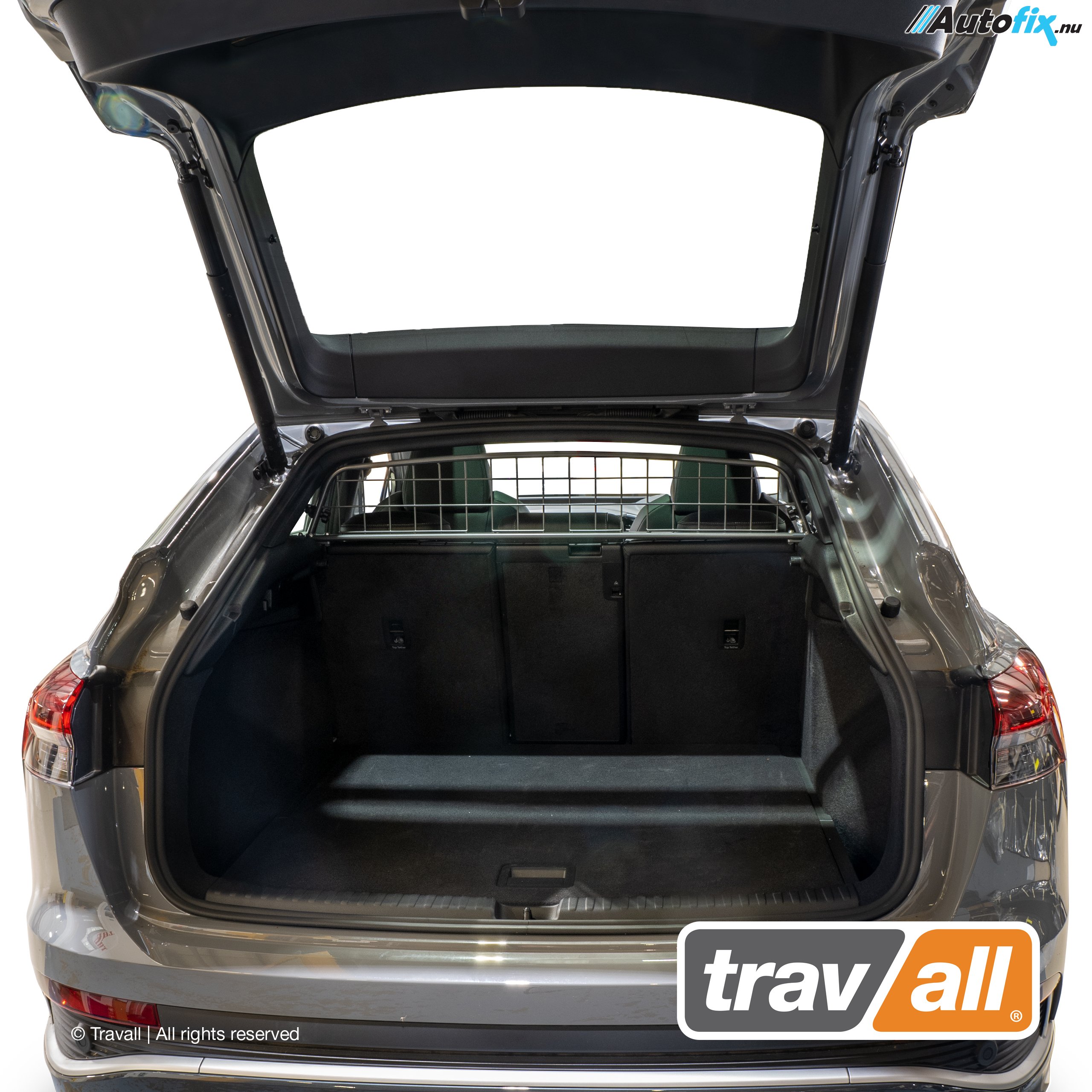 Travall Hundegitter Trenngitter & Heckgitter Set Für Audi Q3 (2018-) Fahrzeugspezifischer Hundeschutzgitter & Gepäckbarriere, Einfache Montage