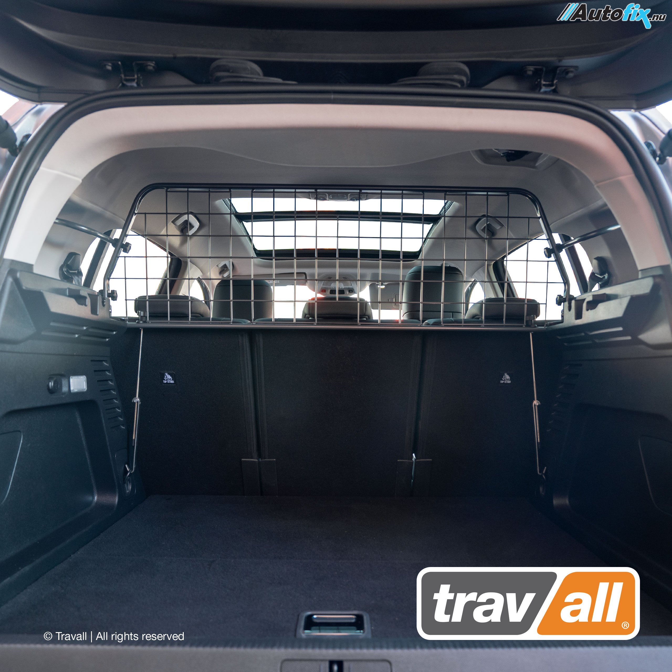ERGOTECH Trenngitter Für Citroen C5 Tourer Ab 2008 - Sicherheitsgitter Für Hunde & Gepäck