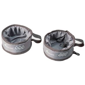 Vandskl- & Foderskl - Til Hund og Kat - Rejsekit 2-i-1 