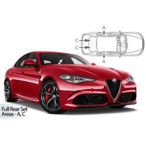 Solgardiner UV - Car Shades - Alfa Romeo Giulia (952) 4DR rg. 2015->
