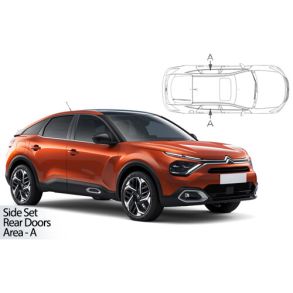 Solgardiner UV - Car Shades -  Citroen C4 rg. 2020-> (Kun til sideruder)