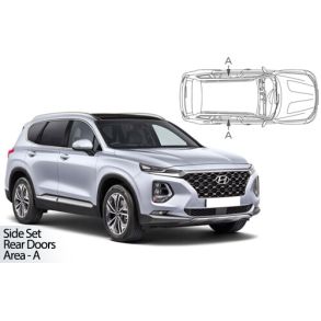 Solgardiner UV - Car Shades - Hyundai Santa Fe rg. 2018-> (Kun til sideruder)