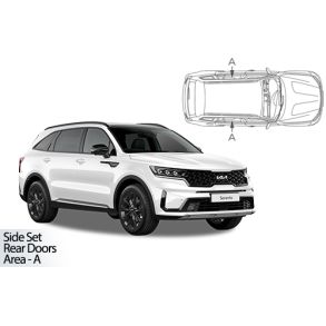Solgardiner UV - Car Shades - Kia Sorento rg. 2021-> (Kun til sideruder)