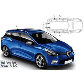 Solgardiner UV - Car Shades - Renault Clio Stationcar 2013-2019