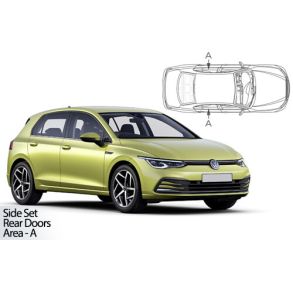 Solgardiner UV - Car Shades - VW Golf VIII rg. 2020-> (Kun til sideruder)