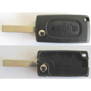 Key Housing - Citr�en - 2 Button Remote Housing
