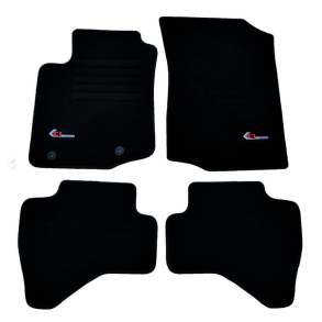 Bilmtter Velour Mttest - Citroen C1 rg. 07/2014-> - Sort Med Logo