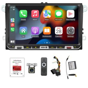 Autoradio 9'' kit til Seat/Skoda/VW - CarvillZ F9093W - Trdls Apple Carplay & Android Auto