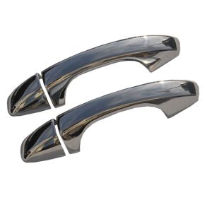 Chrom Drhndtag Cover i Rustfri Stl - VW GOLF VII, Seat Leon & Skoda Superb 3-drs 2012->