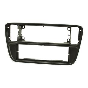 Radioramme 1DIN Sort Med Slv Kant - Seat Mii / Skoda Citigo / VW UP rg. 2011->2017