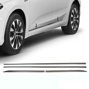 Sidelister - Alfa Romeo RG. 2010-> - 4 stk. Rustfri stl Mrk Krom