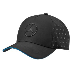 Mercedes Cap Original - Black Star Pattern Genuine Mercedes-Benz - Unisex sort