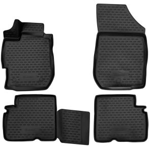 Gummimtte st med kant - NISSAN Almera 2012-> 4 stk.