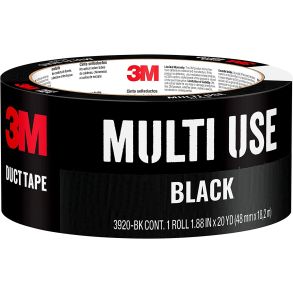 Gaffatape Sort - 3M Tape - B. 48 mm x L. 18,2 Meter