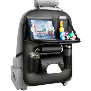 Opbevaringslomme kolder - CarvillKidz organizer 2.0 - Med tabletholder og fold-ud bord