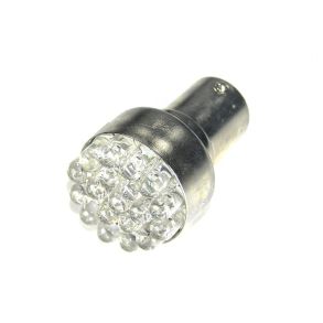 19xLED - 12V (21Watt) BA15S - Gul