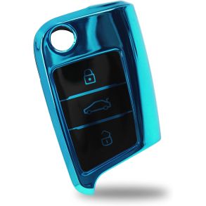 Nglehusbeskytter TPU-Plast Cover - Fes i 4 farver - Passer til: Seat / Skoda / VW - 1 stk