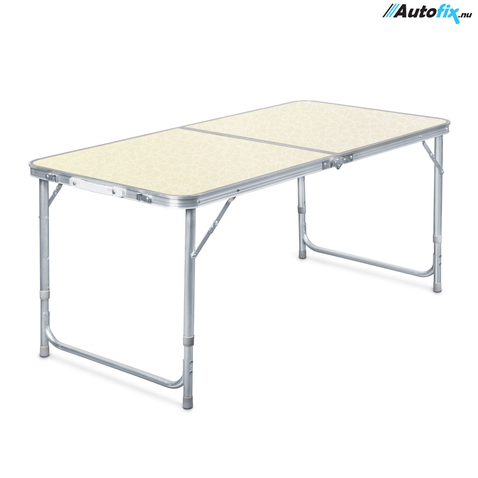 Campingbord & Picnicbord Sammenklappelig - Højdejusterbar aluminium konstruktion - 120x60x70 cm - Campingborde -
