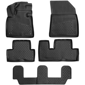 Gummimtte st med kant - Citroen C4 Spacetourer (7-sdet) 2018-2022