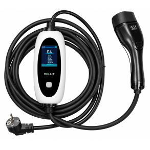 Transportabel mormorlader 5 meter - Type 2 16A/32A / 3,5/7kW - WiFi & Bluetooth