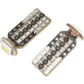 LED SMD P�rer T10 W5W - Hvid 12V 3Watt - 2 Stk.