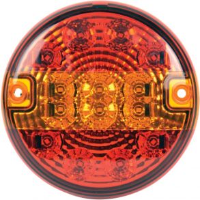 Trailerbaglygte LED 12V - Hj Kvalitet Dia. 140 mm - Universal Hjre & Venstre 