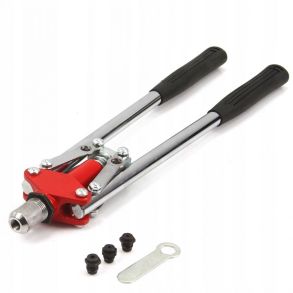 Popnittetang XL - Inkl. 3 Mundstykker - Til nitter fra 2,4 til 4,8 mm