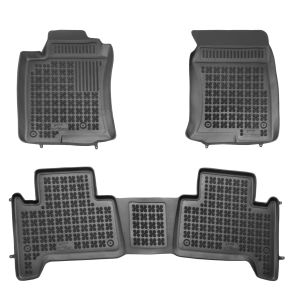 Gummimatteset med kant - Toyota Land Cruiser Prado (120) �rg. 2003-2009