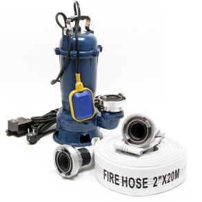 Grundvandspumpe Med flyder 230V Med 20 Meter Slange - Til urent vand 550W / 10000 Liter/timen