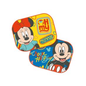 Solbeskytter til siderude - Disney Minnie & Mickey Mouse 2 stk - 44 X 35 cm