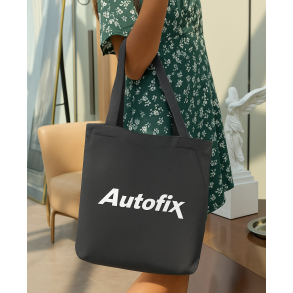 Tote Bag - Gr� eller sort - 47x44 cm