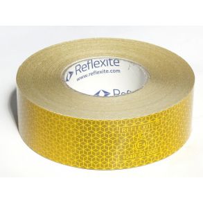RefleksBnd - Reflexite VC104+ Selvklbende Gul - L. 1 meter X B. 50 mm.