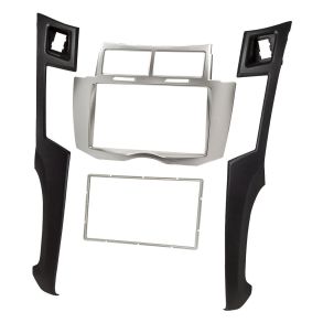 Radioramme 2-DIN Slv / gr - Toyota Yaris XP9 rg. 2007-2011