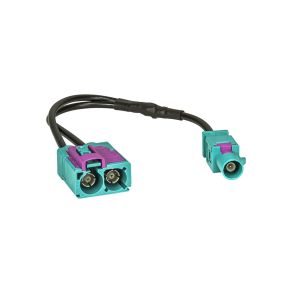 Antenneadapter M/ Dobbelt Fakra HUN/Han - Audi/SEAT/Skoda/VW 