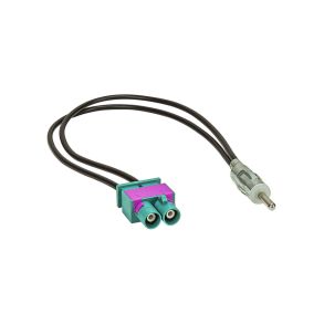 Antenneadapter M/ Dobbelt Fakra - Audi/Seat/Skoda/Volvo/VW 